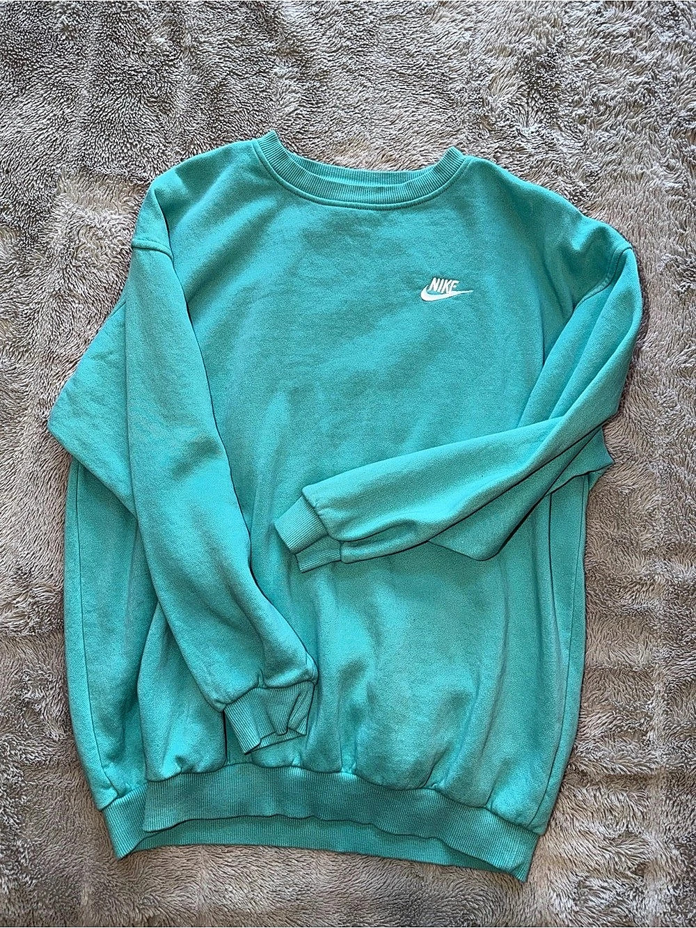 Nike Sportswear Club Fleece Crew Sweatshirt Green XL